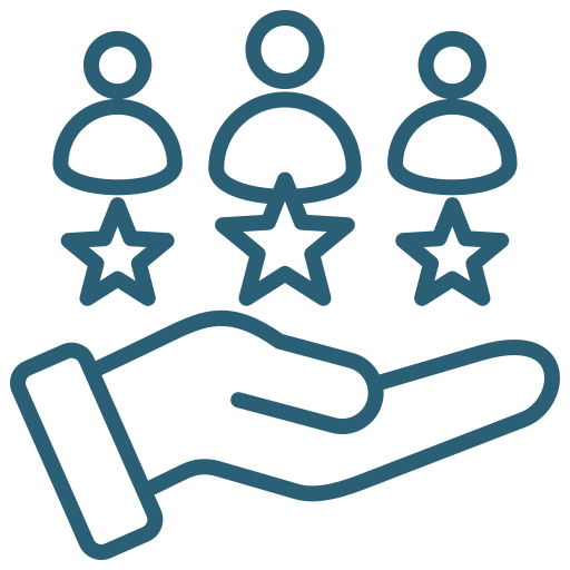 Klanttevredenheid icoon